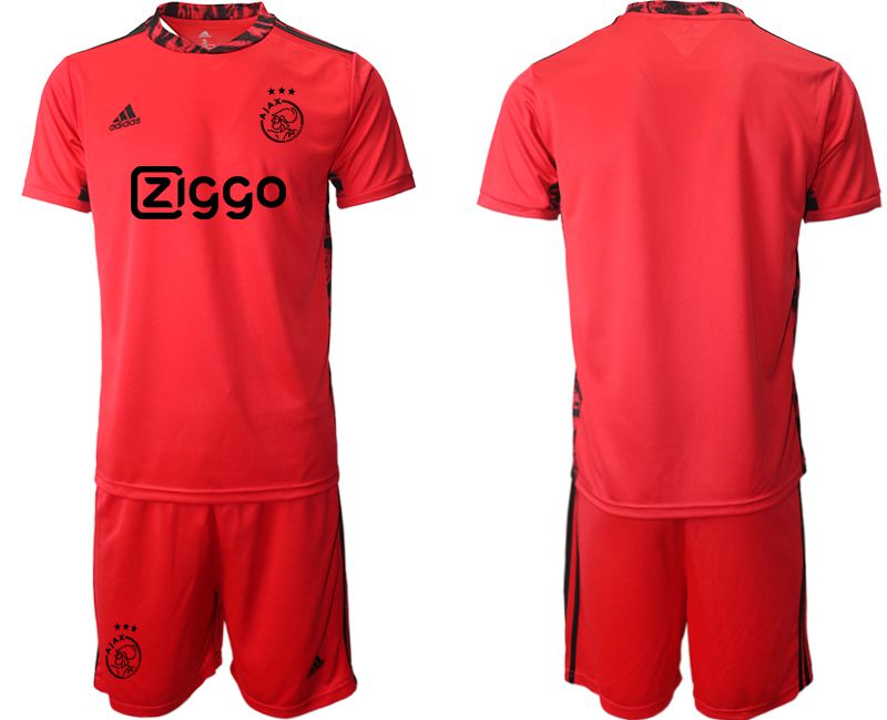 Men 2020-2021 club ajax red goalkeeper Soccer Jerseys
